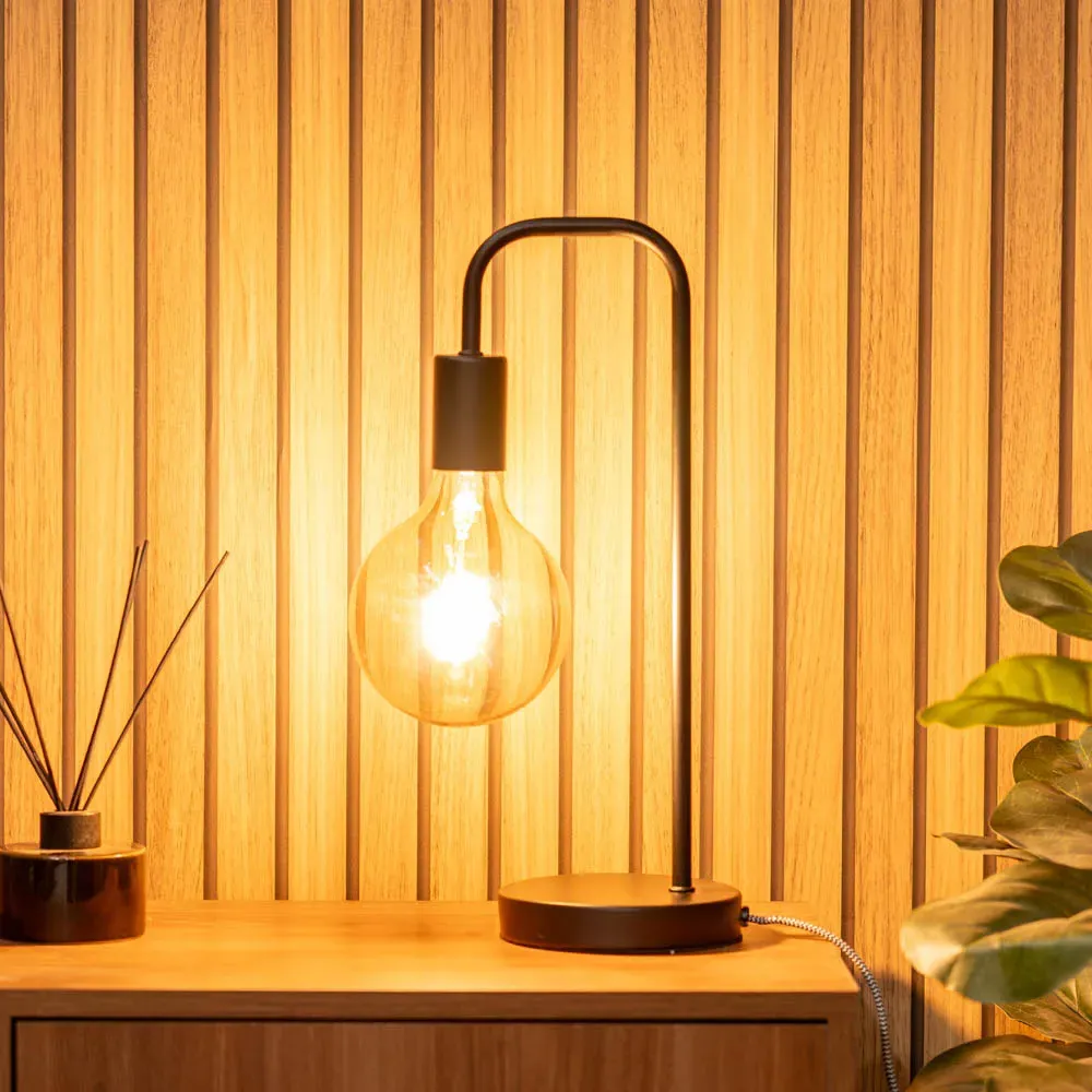 Bronx LED Table Lamp - Black, Metal