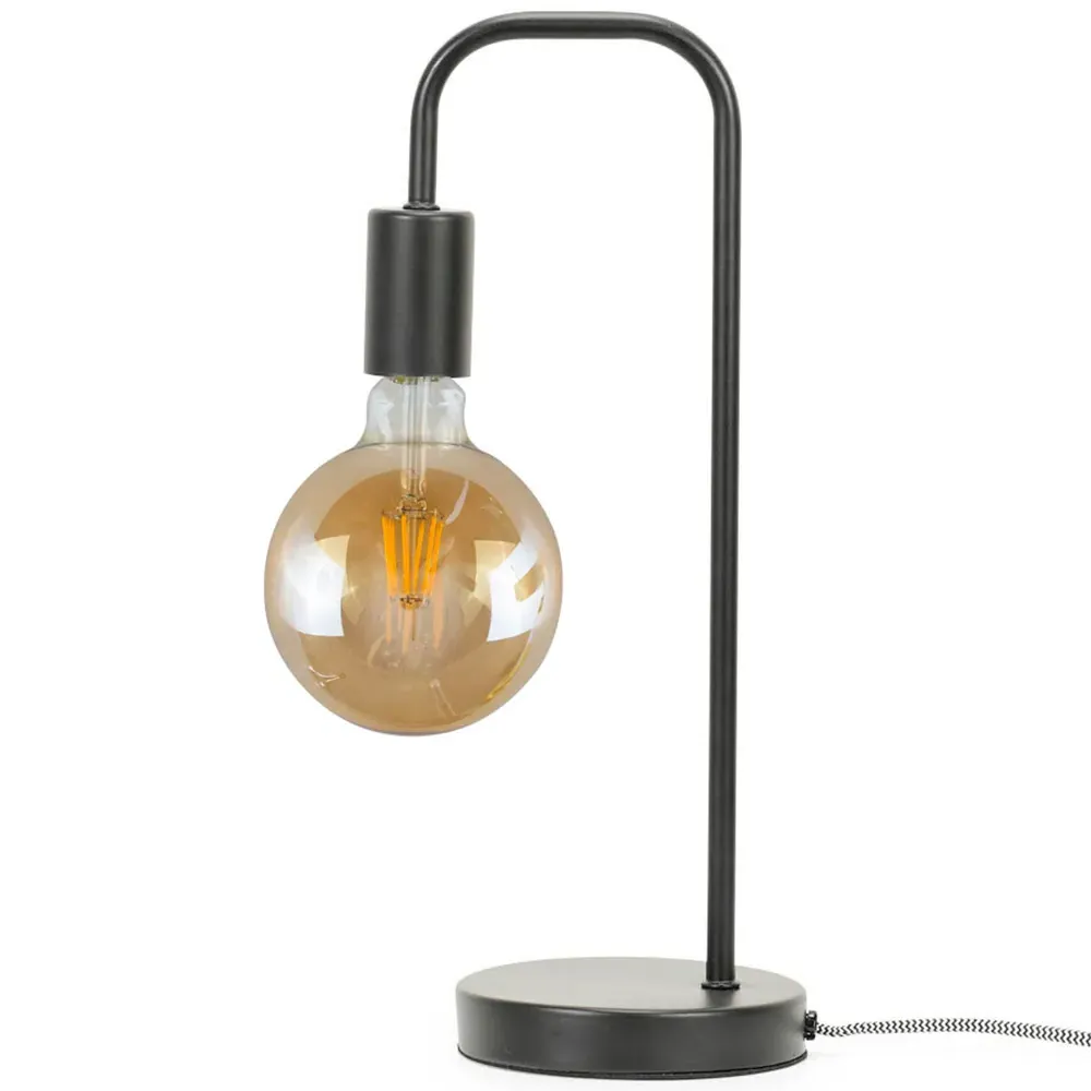 Bronx LED Table Lamp - Black, Metal image