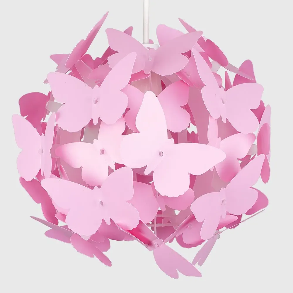 Butterfly Ball Pendant Shade - Pink