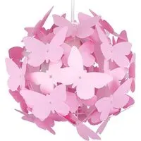 Butterfly Ball Pendant Shade - Pink