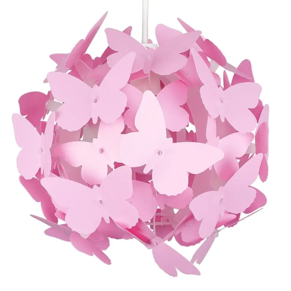 Butterfly Ball Pendant Shade - Pink