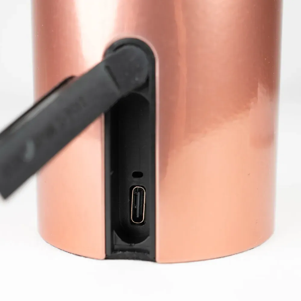 Calhoun Rechargeable LED Mushroom Table Lamp - Copper