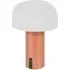 Calhoun Rechargeable LED Mushroom Table Lamp - Copper