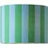 Callie Small Drum Lamp Shade - Blue and Green Stripe, Fabric