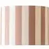 Callie Small Drum Lamp Shade - Natural and Brown Stripe, Fabric