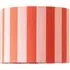 Callie Small Drum Lamp Shade - Orange and Pink Stripe, Fabric