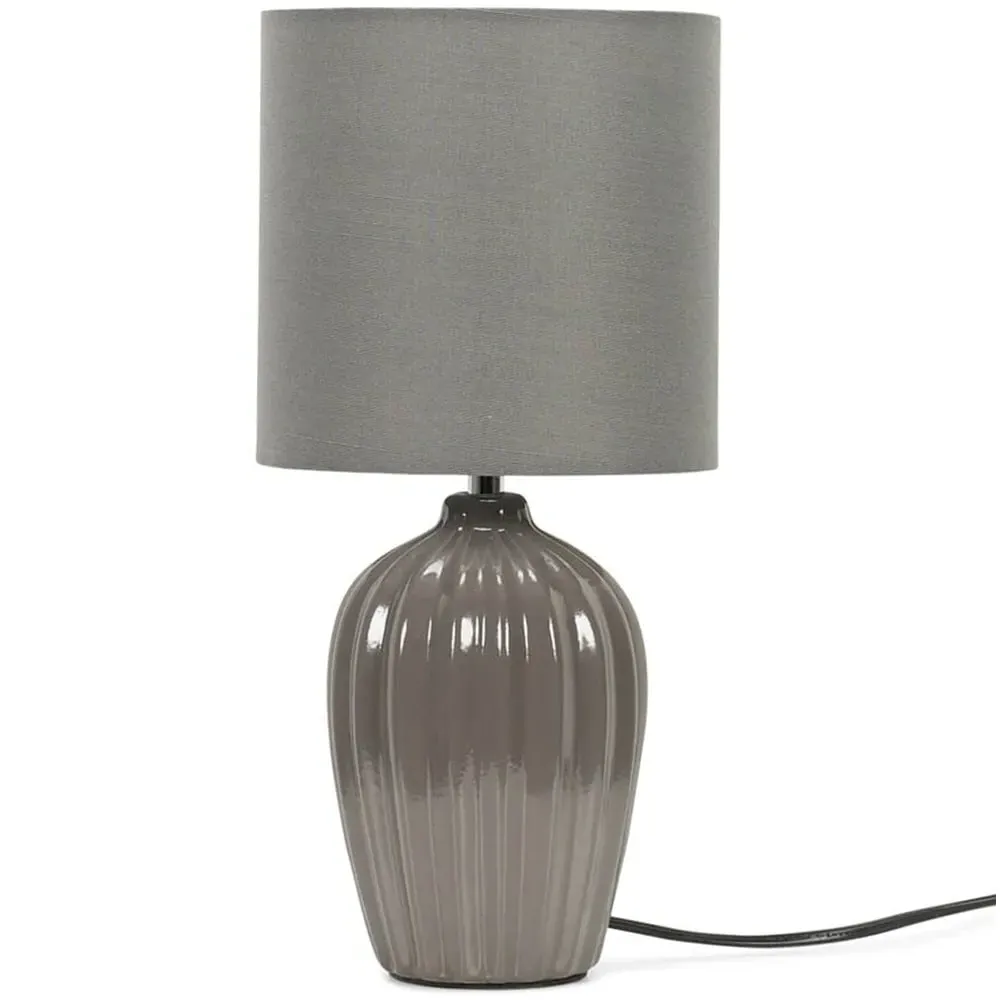 Carbone Table Lamp - Grey, Ceramic image