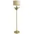 Christina Palm Leaf Floor Lamp - Beige, Gold