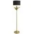 Christina Palm Leaf Floor Lamp - Black, Gold