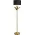Christina Palm Leaf Floor Lamp - Black, Gold