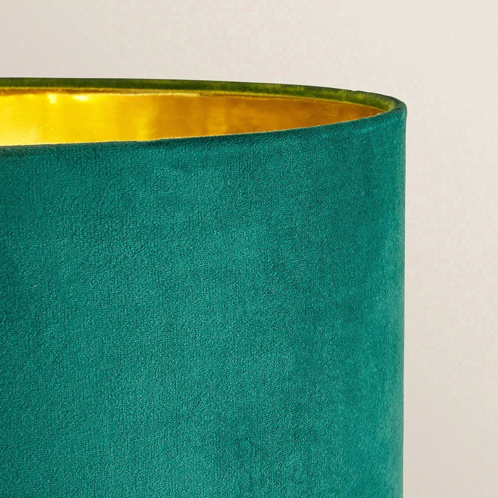 Christina Palm Leaf Floor Lamp - Green, Gold