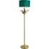 Christina Palm Leaf Floor Lamp - Green, Gold