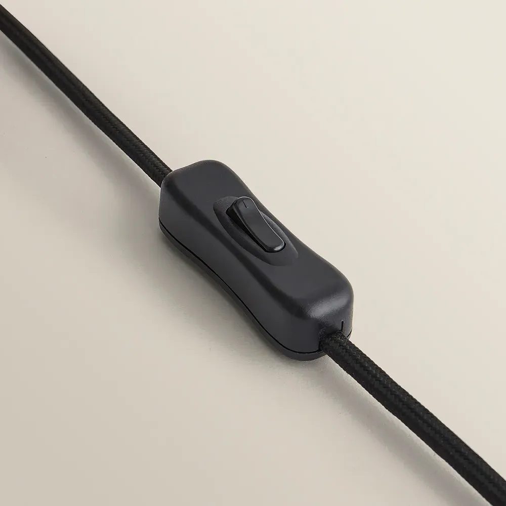 Christina Palm Leaf Table Lamp with Bulb - Black, Gold