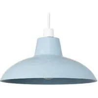 Civic Retro Pendant Light Shade - Blue