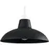 Civic Retro Pendant Light Shade - Matt Black