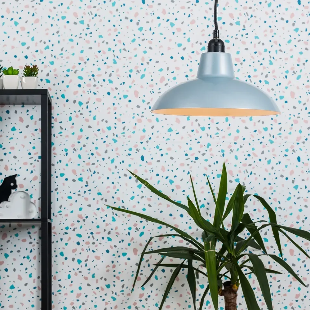 Civic Retro Pendant Light Shade - Silver