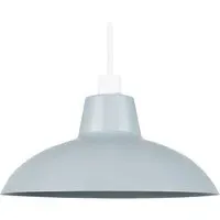 Civic Retro Pendant Light Shade - Silver
