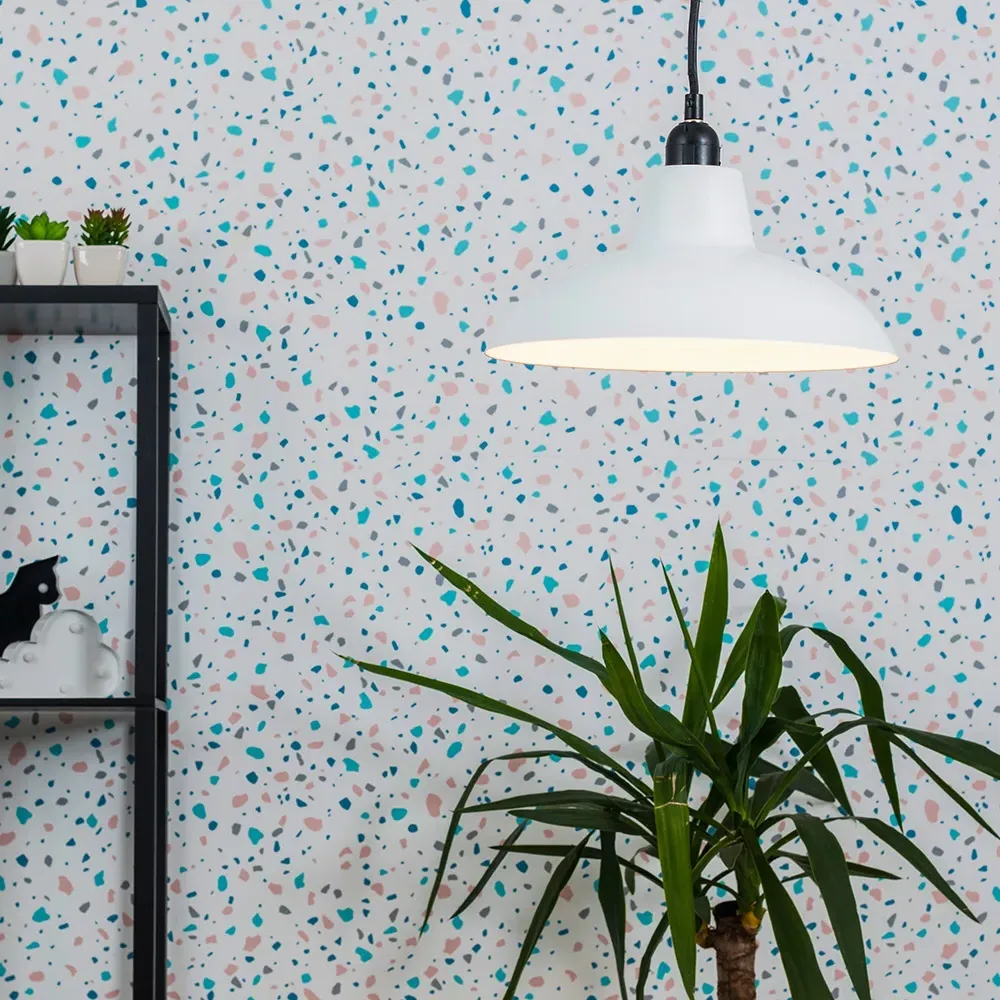 Civic Retro Pendant Light Shade - White