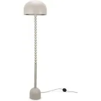 Clement Mushroom LED Floor Lamp - Grey, Metal