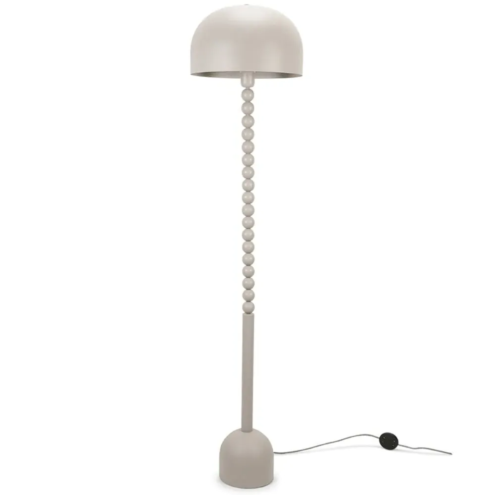 Clement Mushroom LED Floor Lamp - Grey, Metal