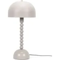 Clement Mushroom LED Table Lamp - Grey, Metal