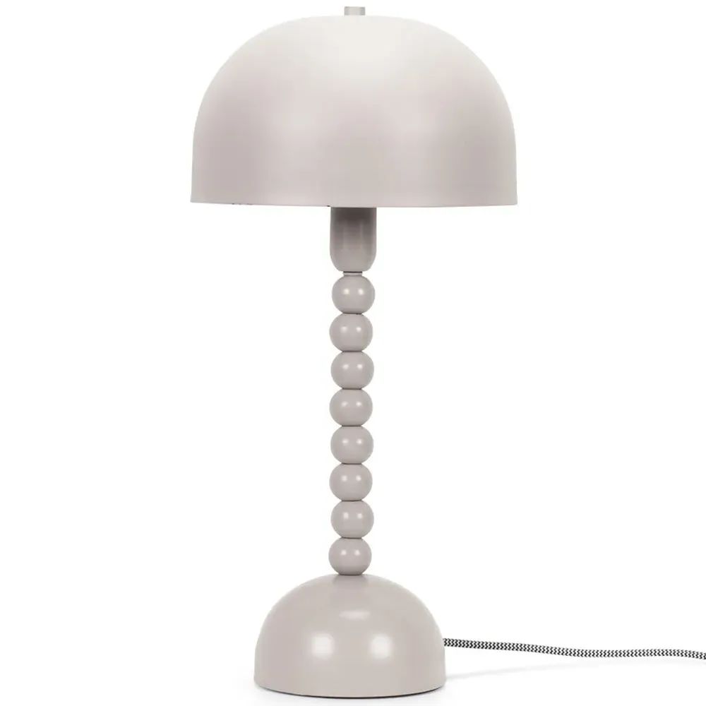 Clement Mushroom LED Table Lamp - Grey, Metal image