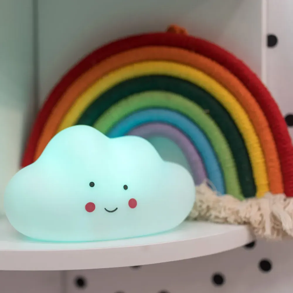 Cloud LED Nightlight with Remote - White