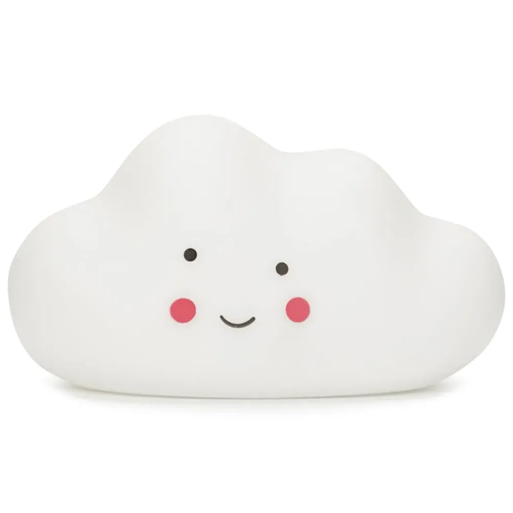 Cloud LED Nightlight with Remote - White image