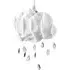 Cloud Pendant Light Shade with Rain - White, PVC
