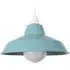Colby Ceiling Pendant Light Shade - Blue, Metal