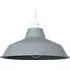 Colby Ceiling Pendant Light Shade - Grey, Metal