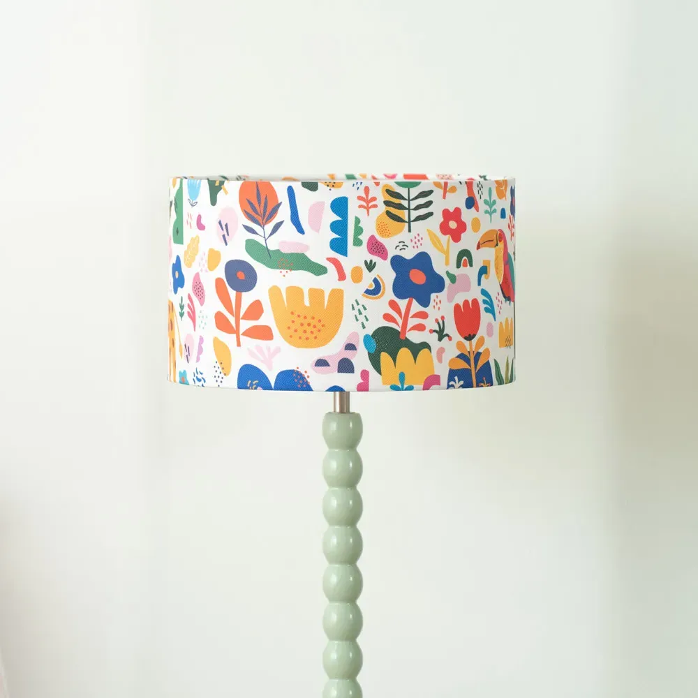 Congo Small Drum Lamp Shade - Multi