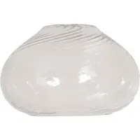 Corinne Spiral Bulbous Pendant Lamp Shade - Clear, Glass