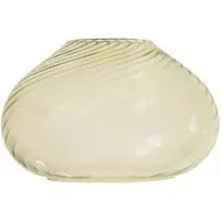 Corinne Spiral Bulbous Pendant Lamp Shade - Green, Glass