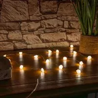 Crystal Wellness 2.3m LED Fairy String Light - Rose Quartz