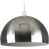 Curva Dome Pendant Shade - Silver, Metal