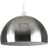 Curva Dome Pendant Shade - Silver, Metal