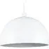 Curva Dome Pendant Shade - White, Metal