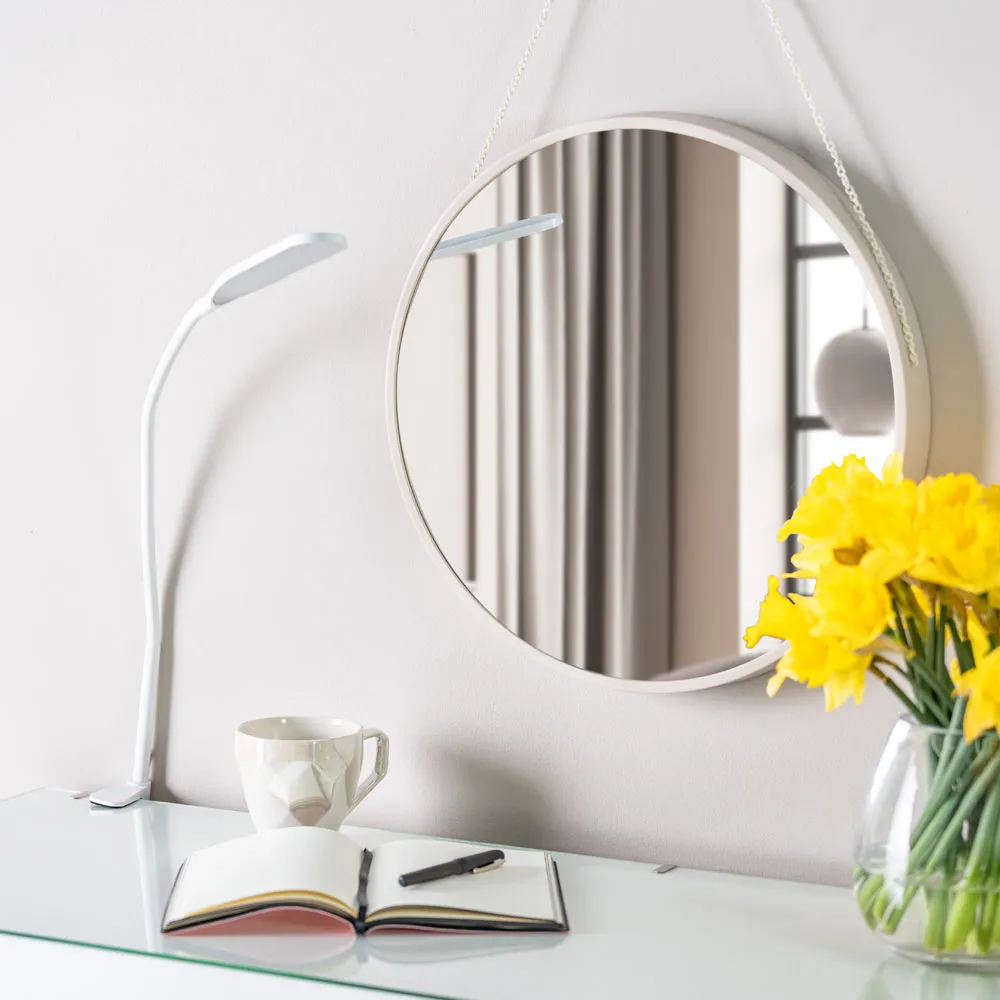 Daylight Clamp LED Desk Lamp with Adjustable Neck - White