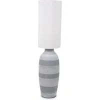 Deegan Tall Floor Lamp - Grey, Ceramic