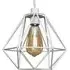 Diablo Wire Frame Pendant Shade - White