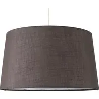 Doretta Tapered Lamp Shade - Grey, Faux Linen