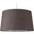 Doretta Tapered Lamp Shade - Grey, Faux Linen