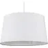 Doretta Tapered Lamp Shade - White, Faux Linen