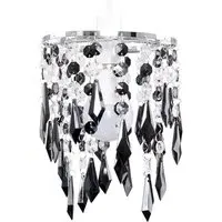 Droplet Design Ceiling Pendant Light - Black, Acrylic