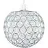 Ducy Small Globe Ceiling Pendant Light - Clear, Chrome