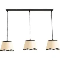 Dutton 3 Drop Ceiling Pendant Light - Black