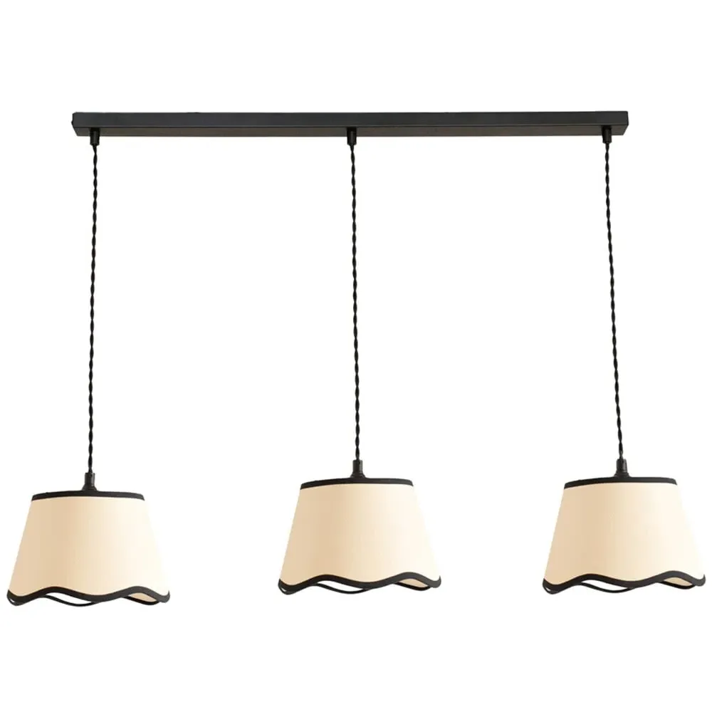 Dutton 3 Drop Ceiling Pendant Light - Black image