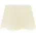 Dutton Small Scallop Edge Lamp Shade - Cream, White Trim