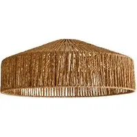 Elcano Woven Rope Ceiling Pendant Light Shade - Brown